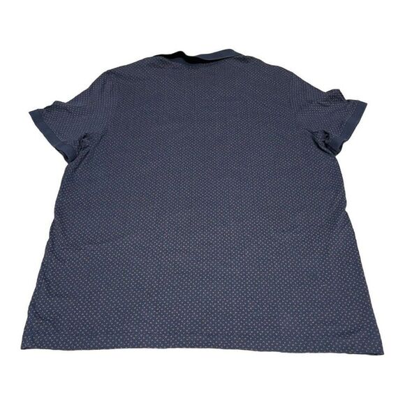 Michael Kors Polo Men’s Black Short Sleeve Size XL Collared Casual Polo Print - Picture 6 of 6